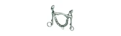 Bocado de Doma Inoxidable con Pasalenguas de 21 Mm (Grueso)