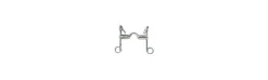 Bocado Doma Inox Corto Hueco 12,5 mm Zaldi