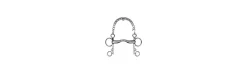 Bocado Pelham Inox con Puente y Cadenilla Grueso (19mm)