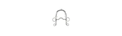 Bocado Zaldi Pelham Inoxidable con Puente (13 mm)