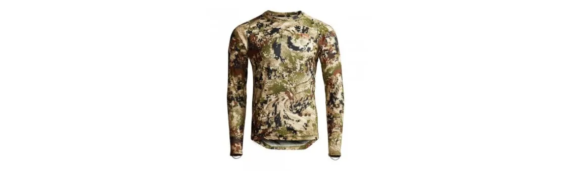 Camiseta Sitka Core LT WT Crew LS Optifade Subalpine