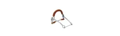 Muserola Hackamore de Cuero Trenzado
