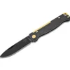 Navaja Boker Plus Atlas Black Stonewash Brass