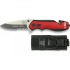 Navaja táctica de seguridad K25 rojo/negro Hoja 8,4 cm