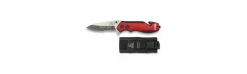 Navaja táctica de seguridad K25 rojo/negro Hoja 8,4 cm