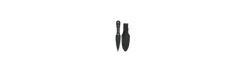 Set 3 Cuchillos Lanzadores Negros