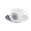 Taza y Plato de Café Marina Unidad